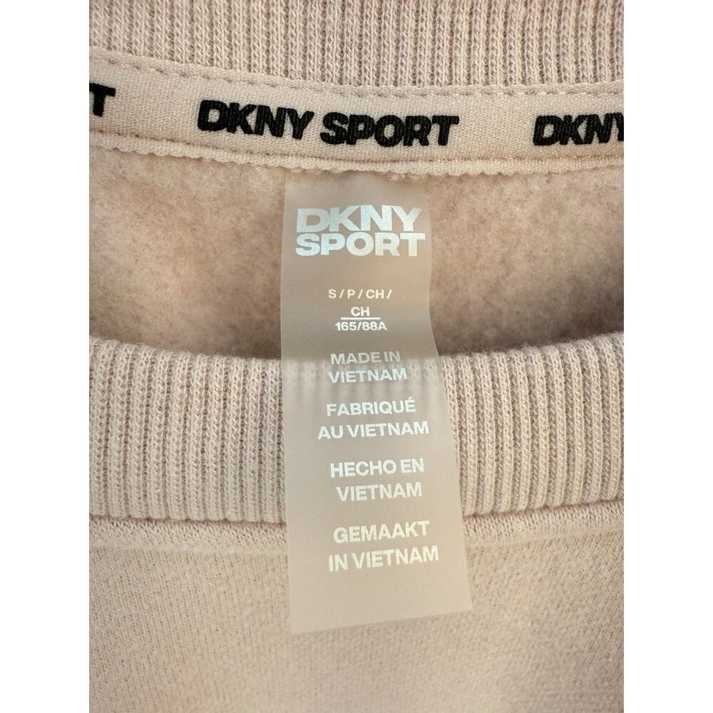 DKNY Sport Sweater Women's Size S Purple Spell Out Logo - Picture 11 of 14